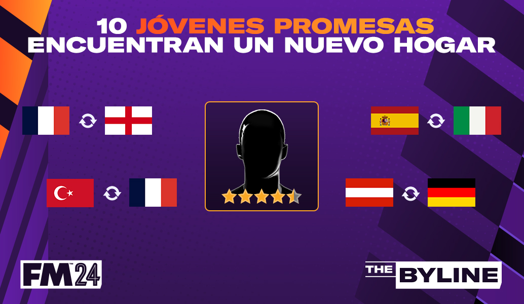 10 jóvenes promesas encuentran un nuevo hogar en Football Manager 2024