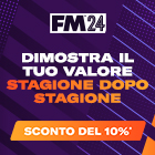 SCONTO DEL 10% SU FOOTBALL MANAGER 2024