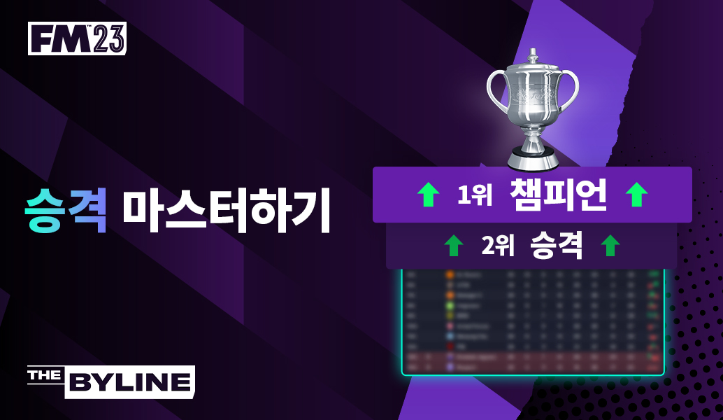 FOOTBALL MANAGER 2023에서 승격 마스터하기