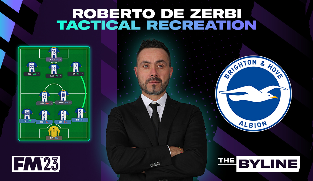 Recreating Brighton & Hove Albion’s tactical style in FM23