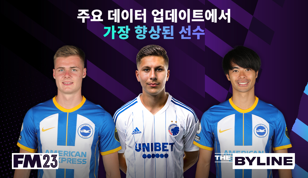 FM23 주요 데이터 업데이트에서 가장 발전한 선수들