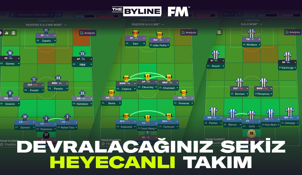YÖNETMENİZ GEREKEN SEKİZ TAKIM
