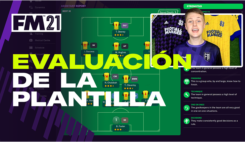Evaluación de la plantilla