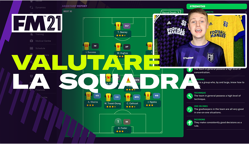 Valutare la squadra
