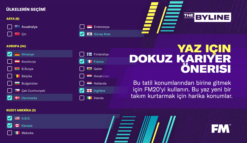 Yaz için dokuz kariyer önerisi