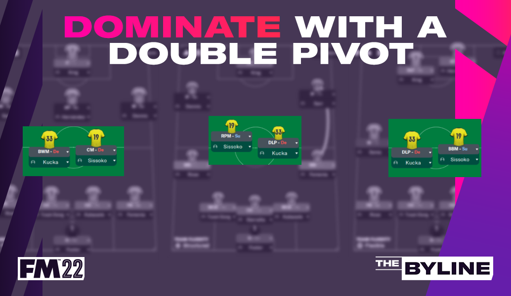 Choosing the right roles when using a Double Pivot in FM22