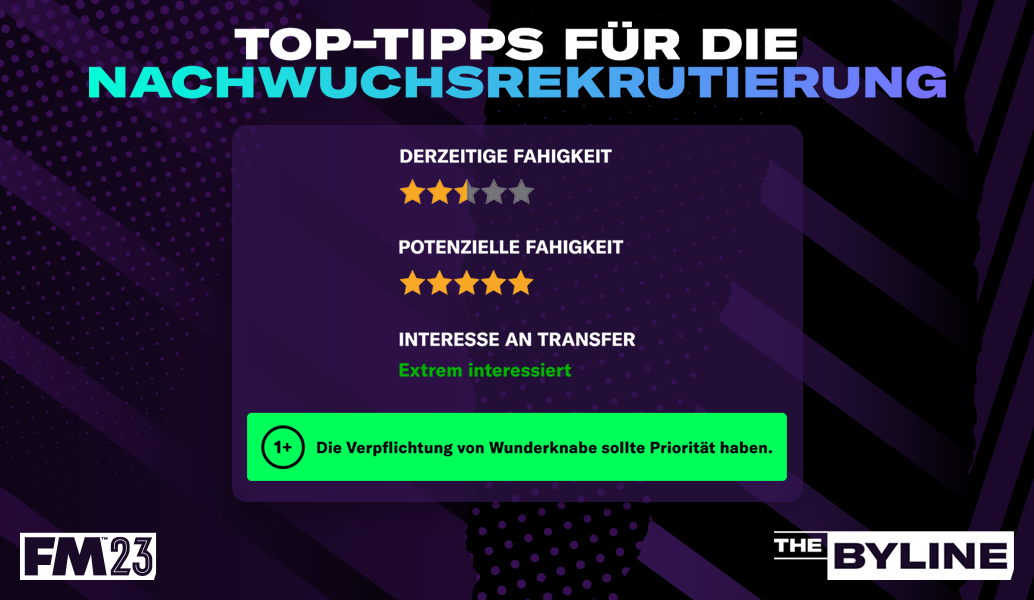 Die besten Tipps für die Nachwuchsrekrutierung in FM23