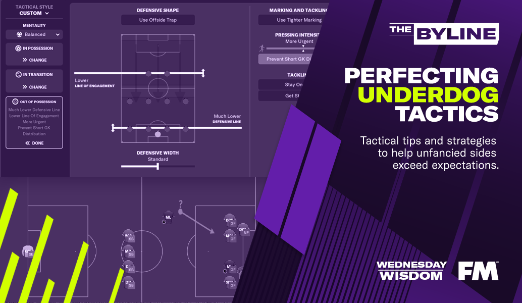 Perfecting Underdog Tactics in FM21